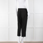 Red Valentino Black Fine Wool Cropped Trousers