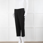 Red Valentino Black Fine Wool Cropped Trousers