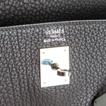 Hermes Kelly 35 Bag Brown Chevre Leather Palladium Hardware