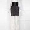 Stella McCartney Black Moto Zip Mini Skirt