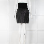 Stella McCartney Black Moto Zip Mini Skirt