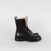 Louis Vuitton Black Ranger Boots with Shearling Lining