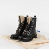 Louis Vuitton Black Ranger Boots with Shearling Lining