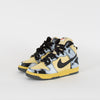 Nike Dunk 1985 Acid Wash in Lemon Drop, Black and Gold