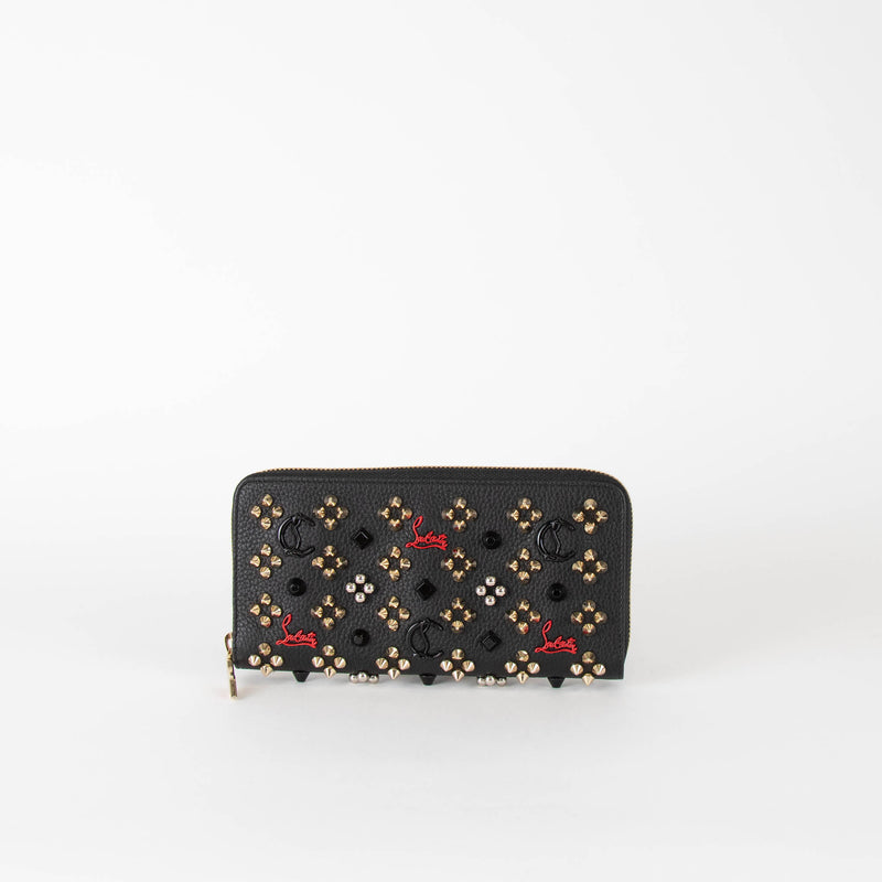 Christian Louboutin Black Studded Panettone Wallet