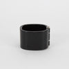 Dolce & Gabbana Black Resin With Silver Logo Cuff