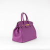 Hermes Purple Anemone Togo Gold Hardware Birkin 35 Bag