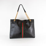 Gucci Black Leather Rajah Bag