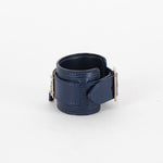 Louis Vuitton Blue Epi leather Infinity Bracelet