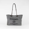 Chanel Grey Canvas With Sequins Deauville Tote Bag