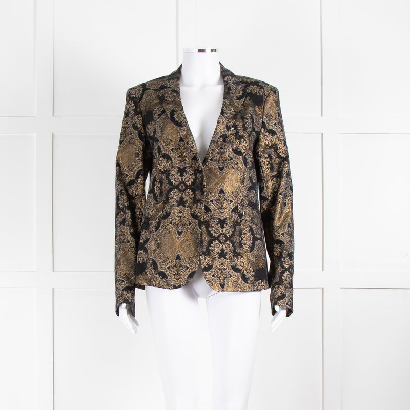 Mos Mosh Blazer with Lurex Pattern