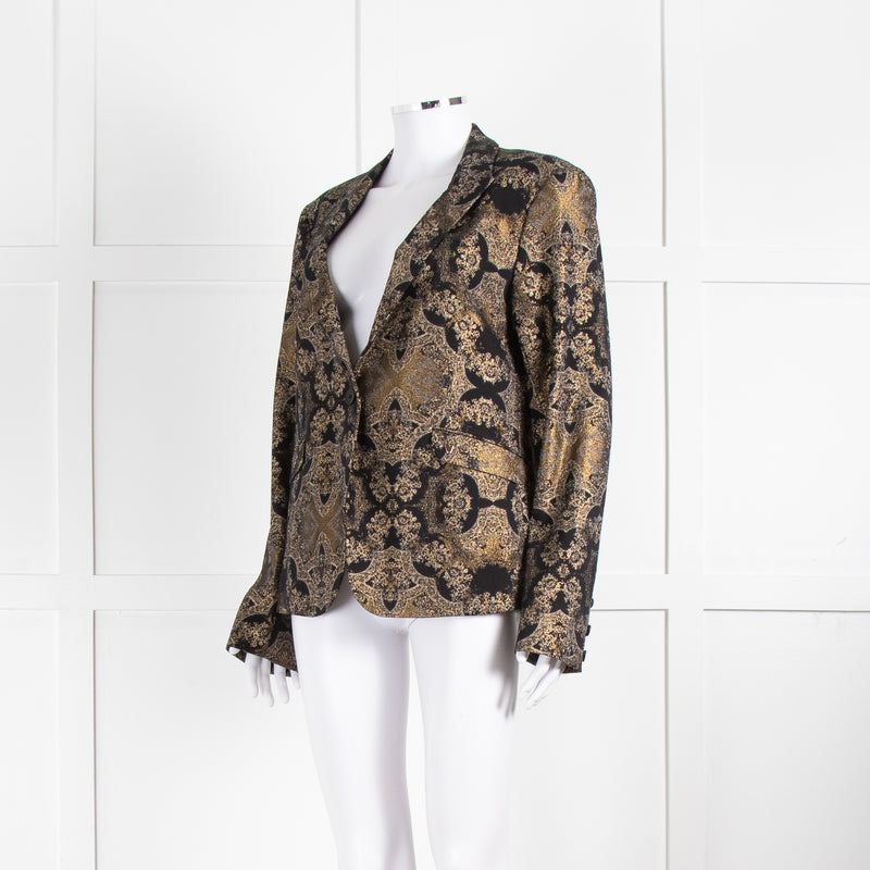 Mos Mosh Blazer with Lurex Pattern