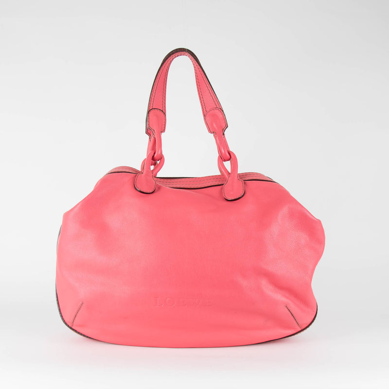 Loewe Pink Leather Shoulder Bag