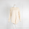 Joseph Cream Tie Front Sweatshirt