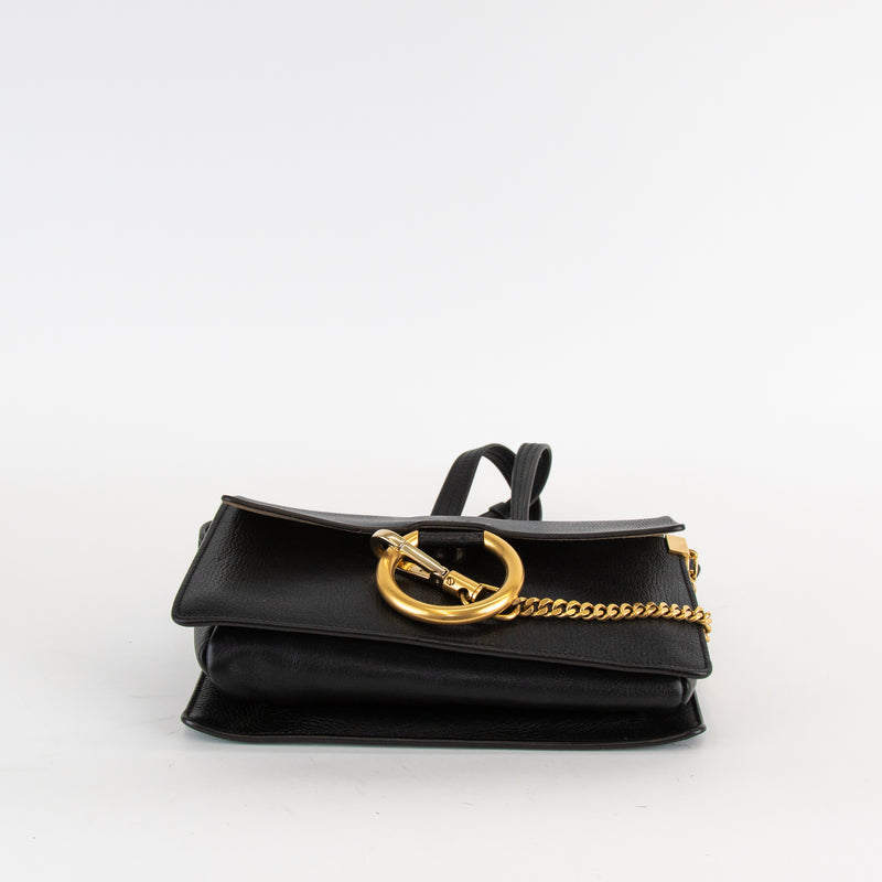 Chloe Black Leather Small Faye Bag