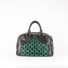 Miu Miu Black With Green Lazer Cut Panel