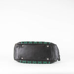 Miu Miu Black With Green Lazer Cut Panel