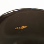 Hermes Black White Enamel Mega Wide Chaine Ancre Bracelet