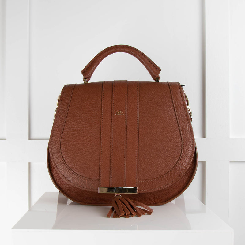 Demellier Brown The Midi Venice Crossbody Bag