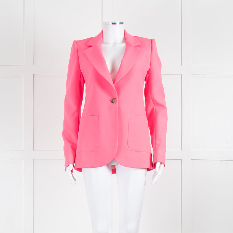 Essential Antwerp Bright Pink Single Breasted Jacket