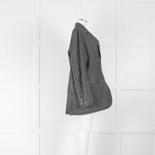 Acne Studios Grey Cotton Blazer