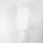 RAEY Lyocell Blend Giant Formal White Shirt