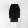 Isabel Marant Black Hooded Raccoon Jacket