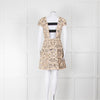 Rebecca Taylor Beige Sequin Mini Dress