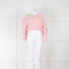 Assignment Pink Cable Knit Cropped Jumper