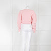 Assignment Pink Cable Knit Cropped Jumper