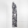 Primrose Park Grey White Butterfly Silk Midi Dress