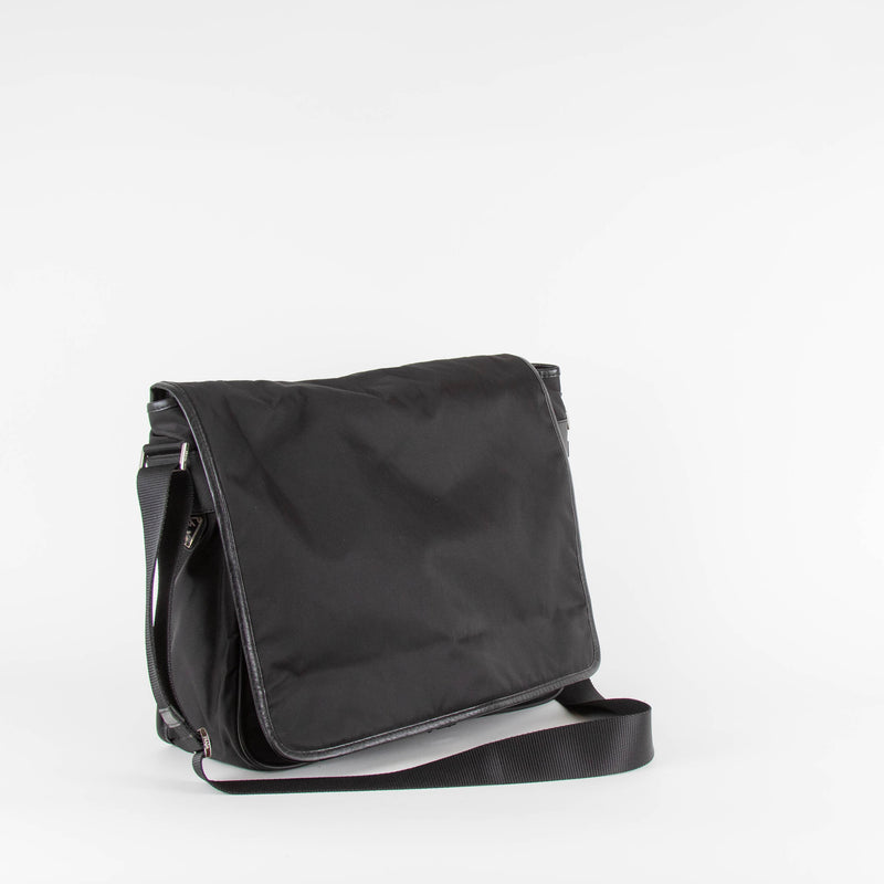 Prada Black Tessuto Nylon Crossbody Bag