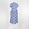 Lollys Laundry Blue White Floral Short Sleeve Dress