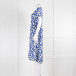 Lollys Laundry Blue White Floral Short Sleeve Dress