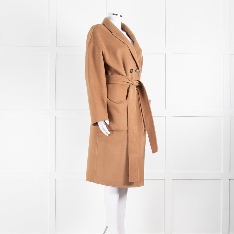 Anine Bing Wool Camel Coat