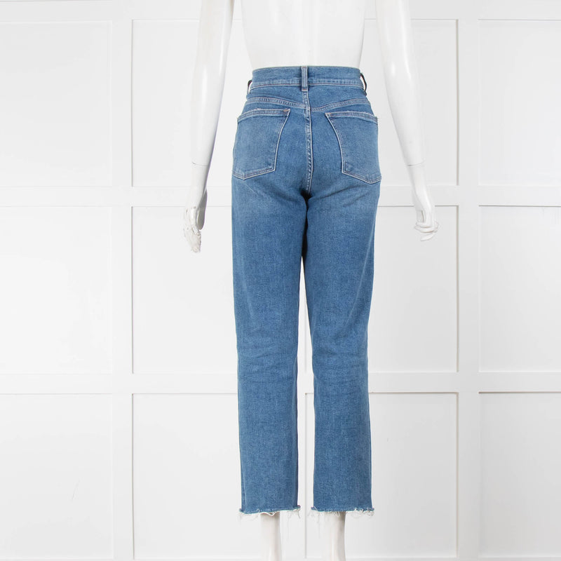 DL1961 Blue Raw Edge Jeans