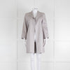 Eileen Fisher Silver Jacquard Short Coat