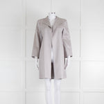 Eileen Fisher Silver Jacquard Short Coat