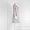 Eileen Fisher Silver Jacquard Short Coat