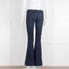 J Brand Dark Blue Denim Flared Jeans