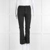 DL 1961 Black High Waisted Raw Edge Cropped Jeans