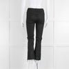 DL 1961 Black High Waisted Raw Edge Cropped Jeans