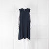 Roksanda Navy Crepe Shift Dress