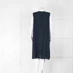 Roksanda Navy Crepe Shift Dress