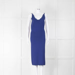 Altuzarra Blue Knit Bodycon Dress with Jacket