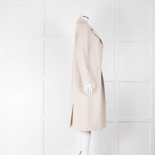 N Peal Cream Wool / Cashmere Mix Coat