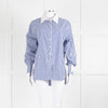 Aligne Thyme Blue And White Stripe Shirt