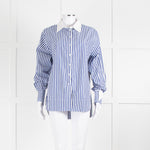 Aligne Thyme Blue And White Stripe Shirt