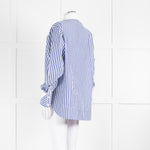 Aligne Thyme Blue And White Stripe Shirt