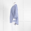 Aligne Thyme Blue And White Stripe Shirt